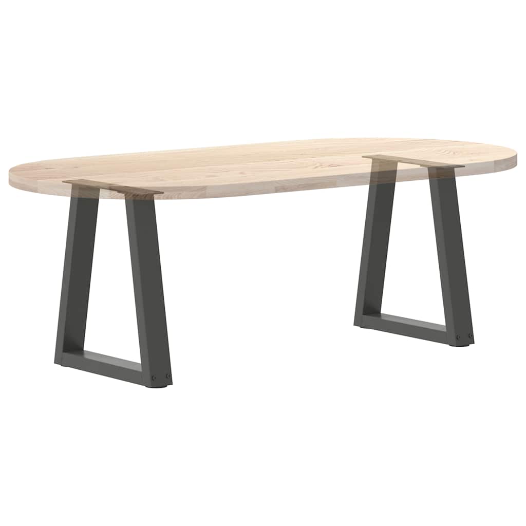 Πόδια Τραπεζιού Σαλονιού Σχήματος V 2 τεμ. Ανθρακί 28x(42-43,3) εκ. Ατσάλι - Pakobazaar