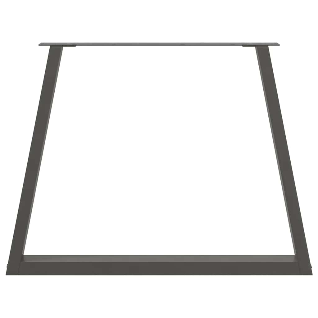 Πόδια Τραπεζαρίας Σχήματος V 2 τεμ. Ανθρακί 90x(72-73,3) εκ. Ατσάλι
