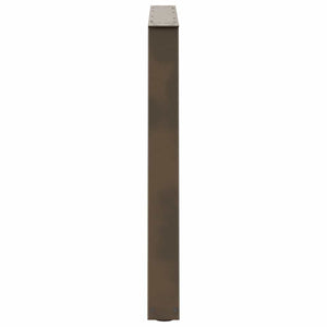 Πόδια Τραπεζαρίας Σχήματος V 2 τεμ. από Φυσικό Ατσάλι 90x(72-73,3) εκ. Ατσάλι