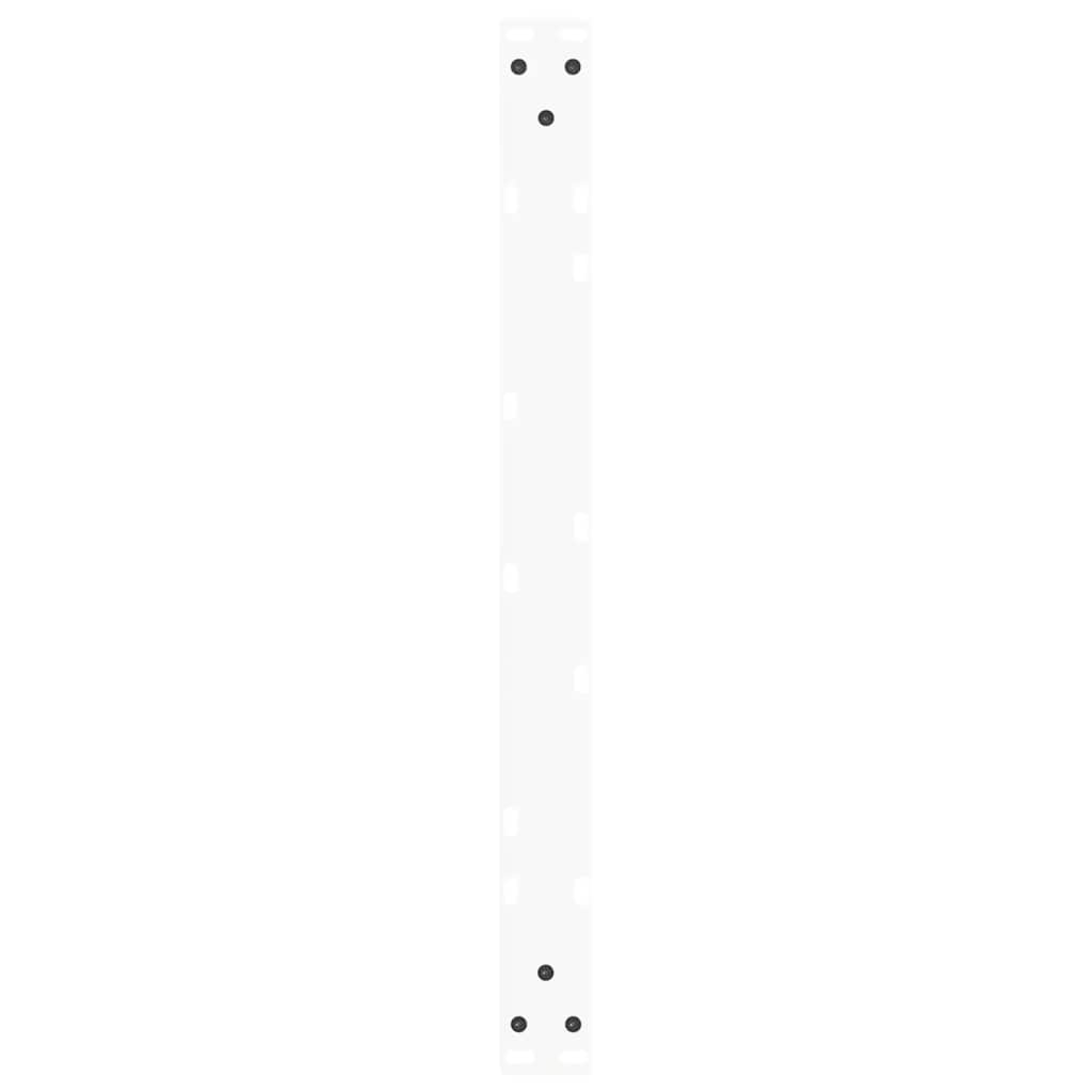 Πόδια Τραπεζιού Σαλονιού Σχήματος V 2 τεμ. Λευκά 70x(30-31,3) εκ. Ατσάλι