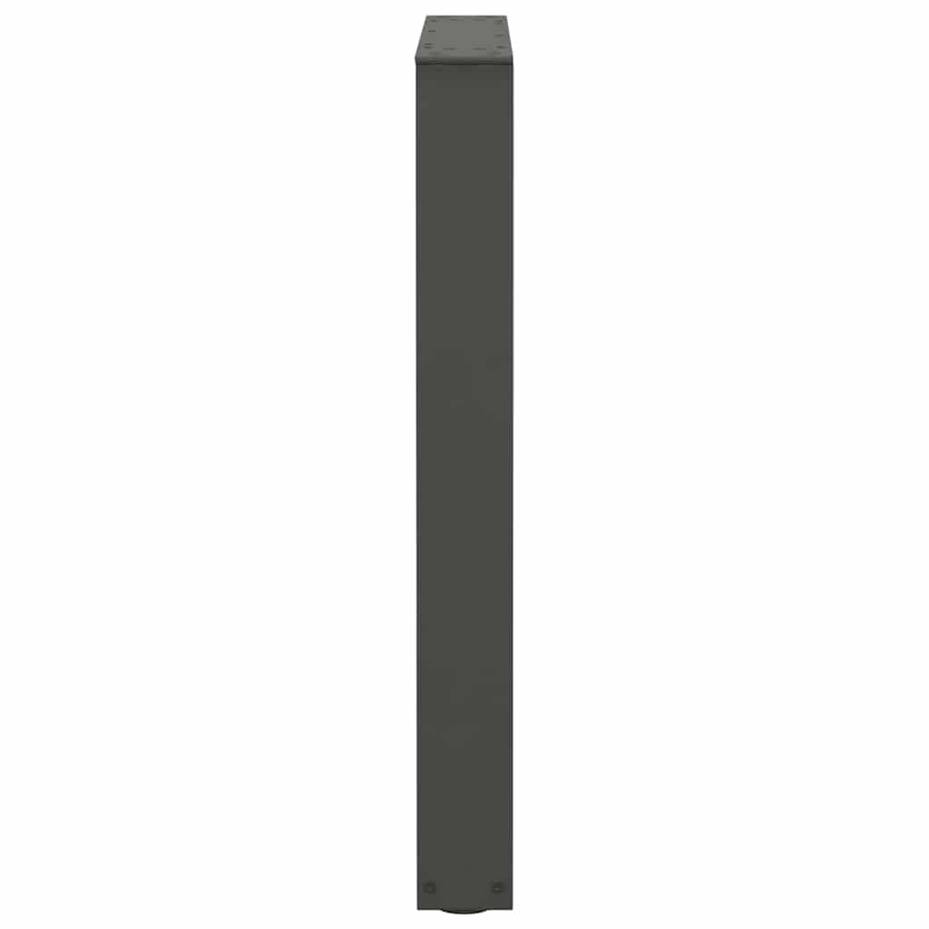 Πόδια Τραπεζαρίας Σχήματος V 2 τεμ. Ανθρακί 60x(72-73,3) εκ. Ατσάλι