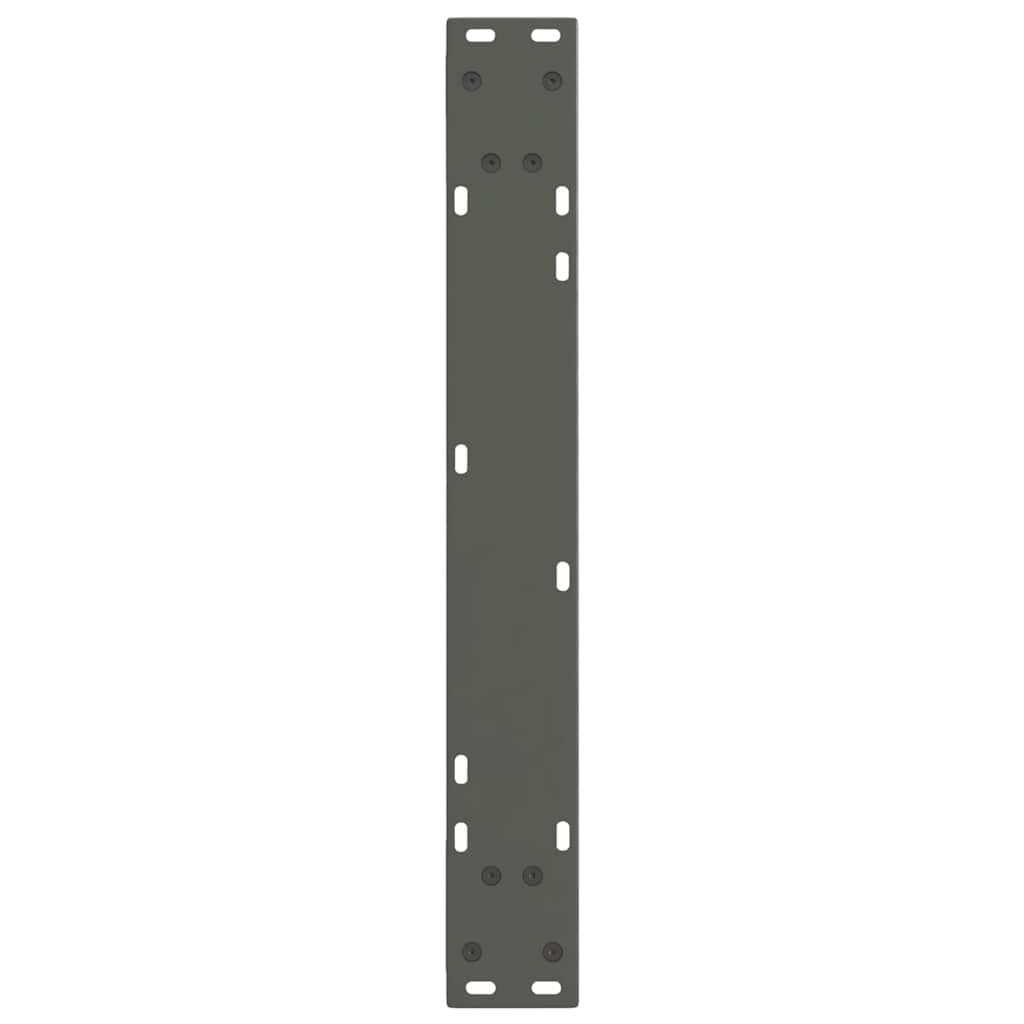 Πόδια Τραπεζαρίας Σχήματος V 2 τεμ. Ανθρακί 60x(72-73,3) εκ. Ατσάλι