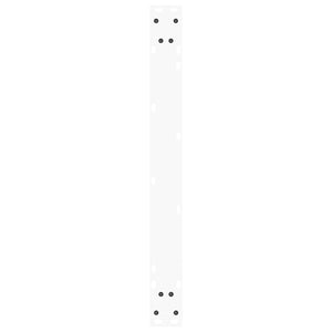 Πόδια Τραπεζαρίας Σχήματος V 3 τεμ. Λευκά 80x(72-73,3) εκ. Ατσάλι