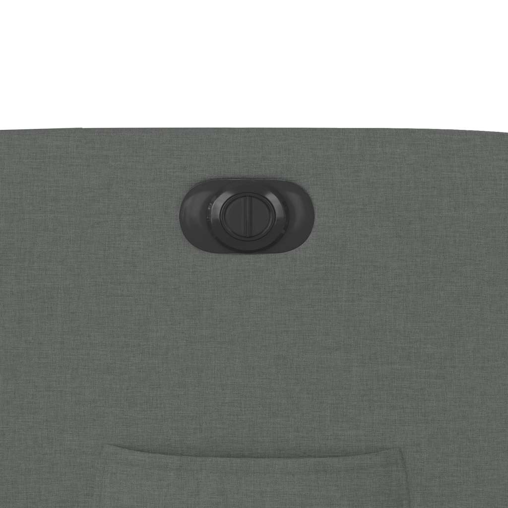 Πολυθρόνα Ανακλινόμενη Ηλεκτρική Σκούρο Γκρι Υφασμάτινη