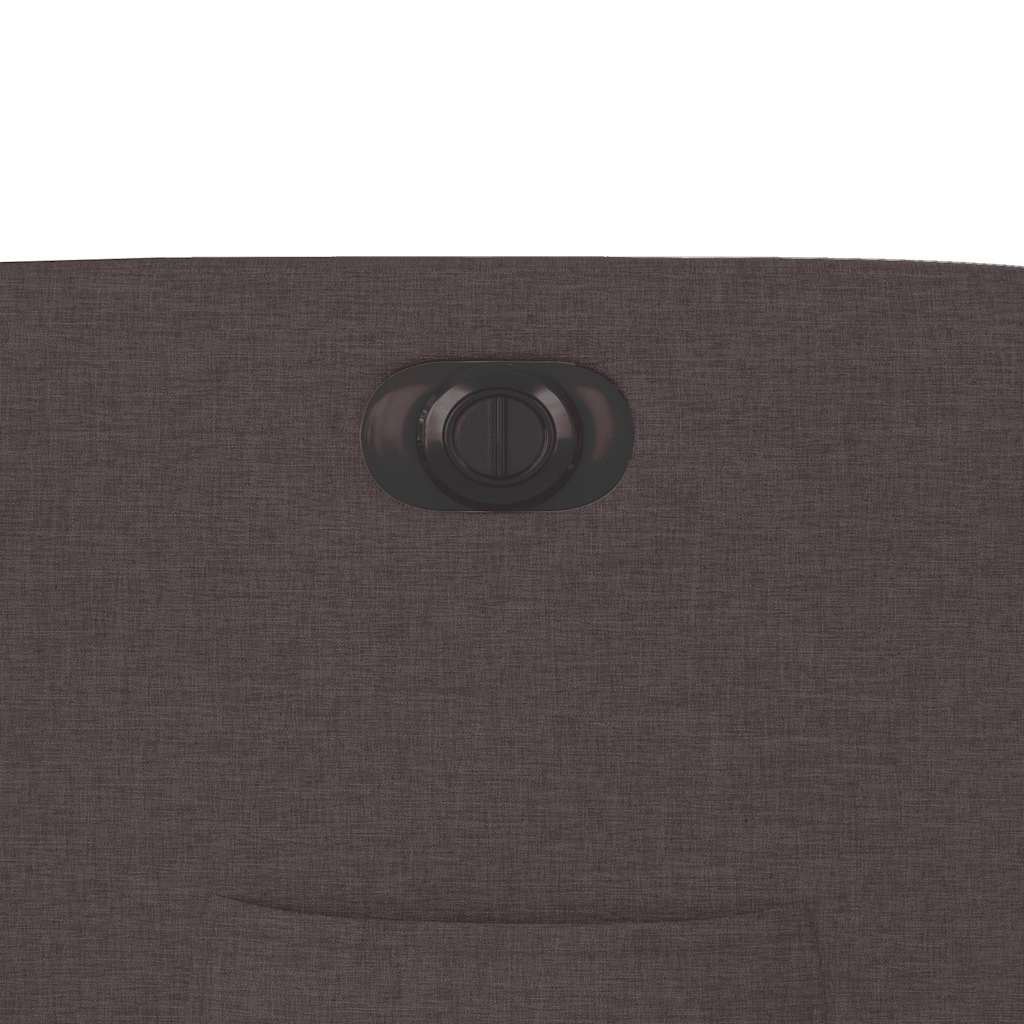 Πολυθρόνα Ανακλινόμενη Ηλεκτρική Σκούρο Καφέ Υφασμάτινη