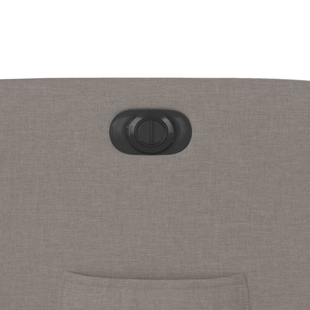 Πολυθρόνα Ανακλινόμενη Ηλεκτρική Taupe Υφασμάτινη