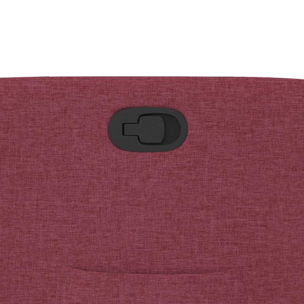 Πολυθρόνα Ανακλινόμενη με Ανύψωση Μπορντό Υφασμάτινη - Pakobazaar