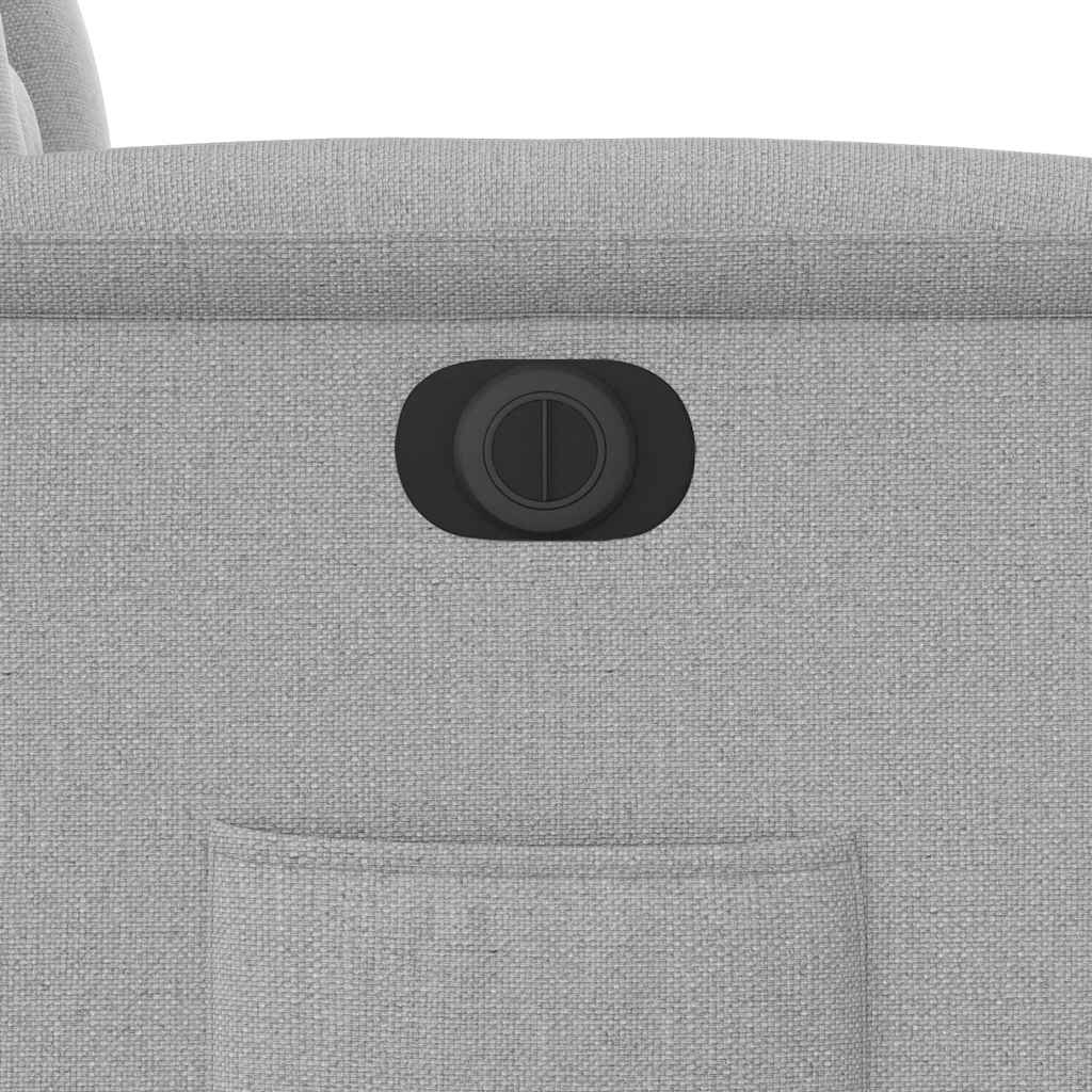 Ηλεκτρική Ανακλινόμενη Καρέκλα Σύννεφο Γκρι Ύφασμα