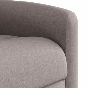 Πολυθρόνα Μασάζ Ηλεκτρική Ανακλινόμενη Taupe Υφασμάτινη