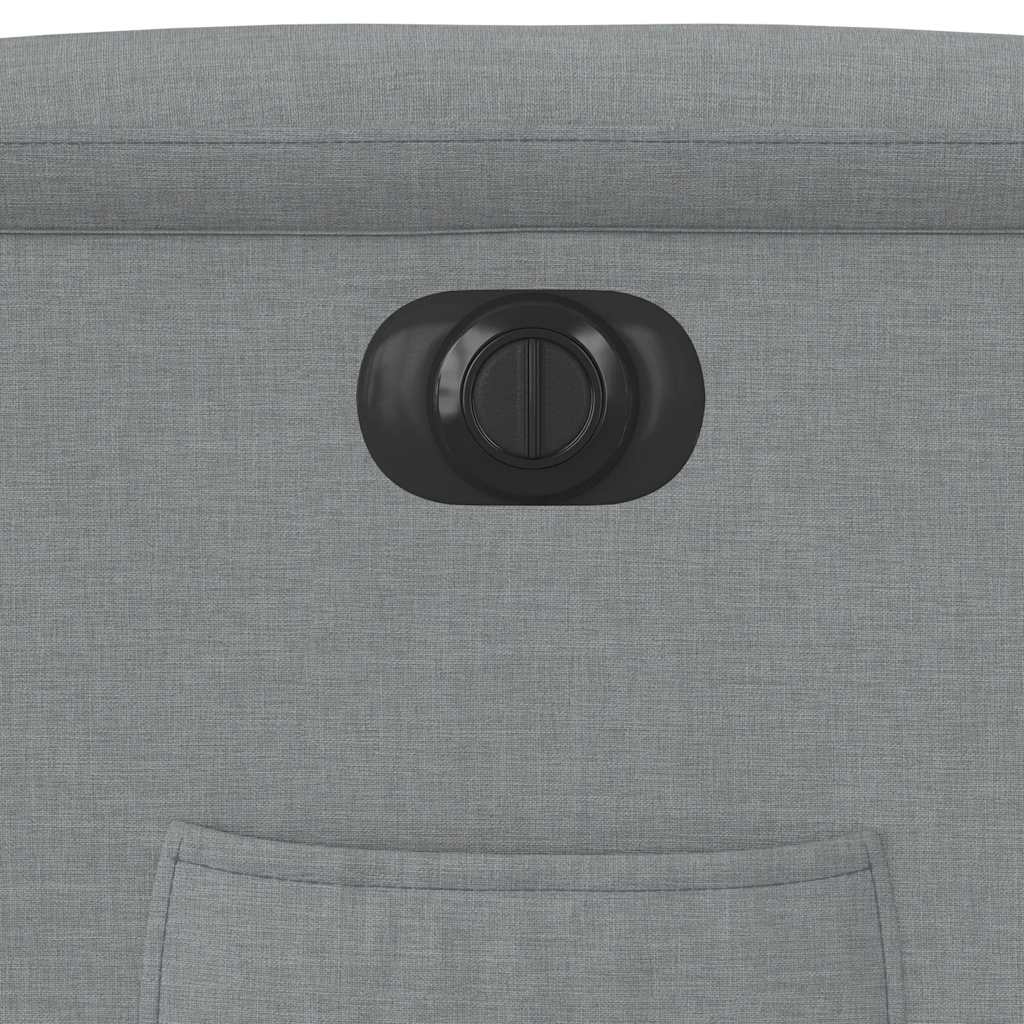 Πολυθρόνα Ανακλινόμενη Ηλεκτρική Ανοιχτό Γκρι Υφασμάτινη