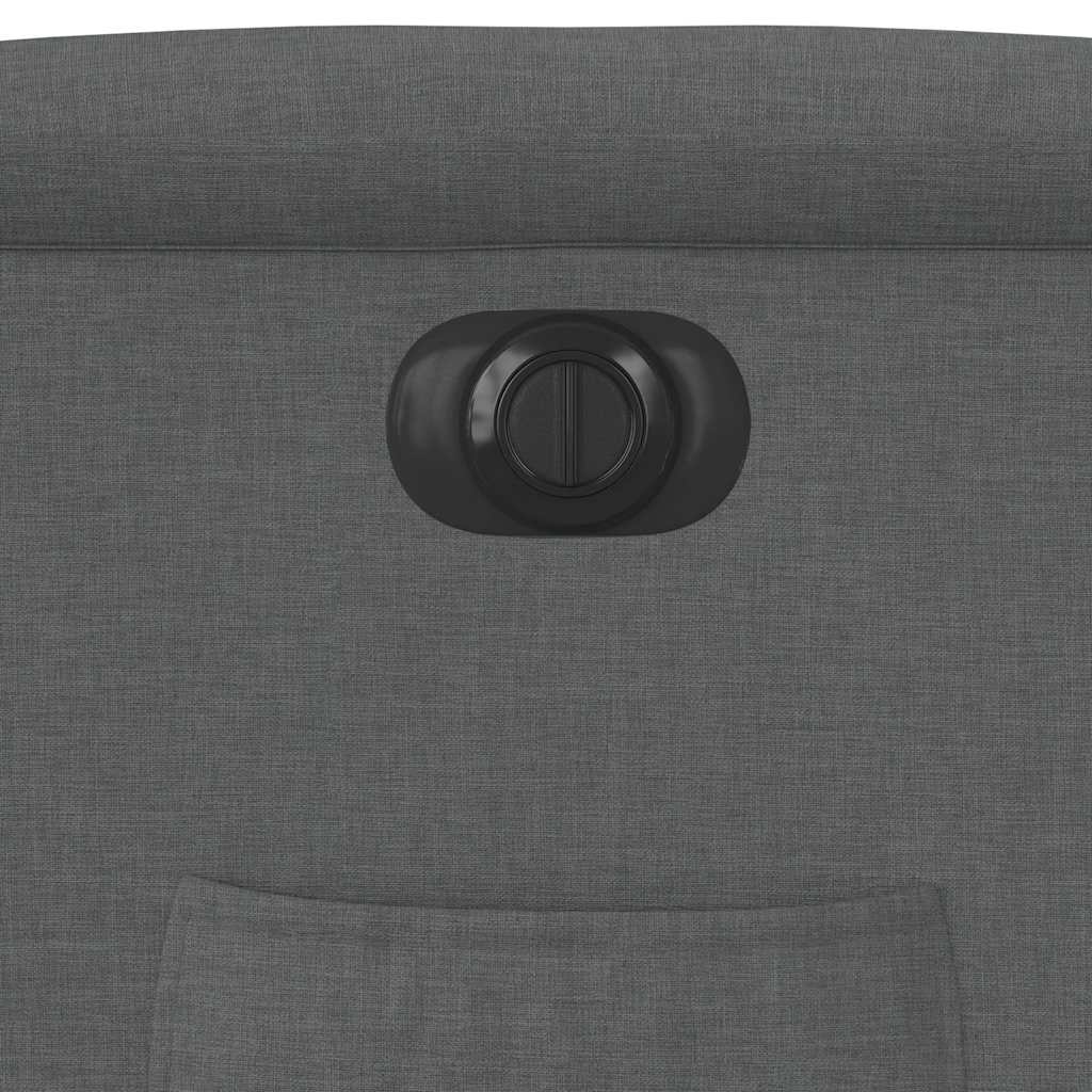 Πολυθρόνα Ανακλινόμενη Ηλεκτρική Σκούρο Γκρι Υφασμάτινη