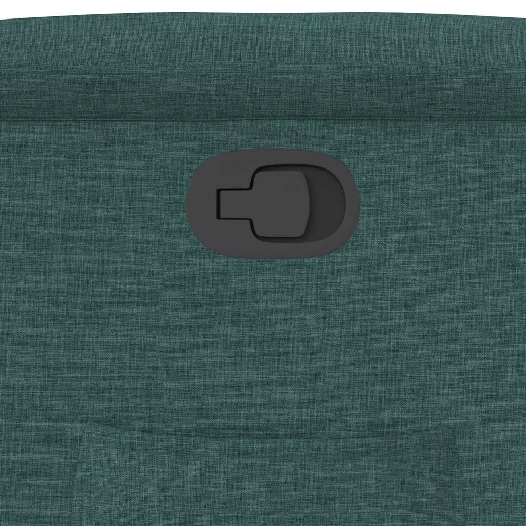 Πολυθρόνα Ανακλινόμενη με Ανύψωση Σκούρο Πράσινη Υφασμάτινη - Pakobazaar