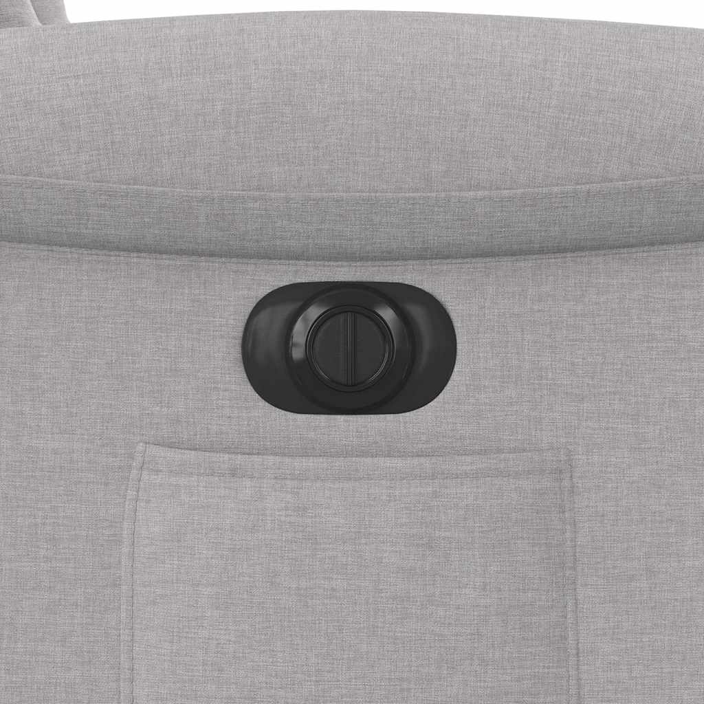 Ηλεκτρική Ανακλινόμενη Καρέκλα Σύννεφο Γκρι Ύφασμα