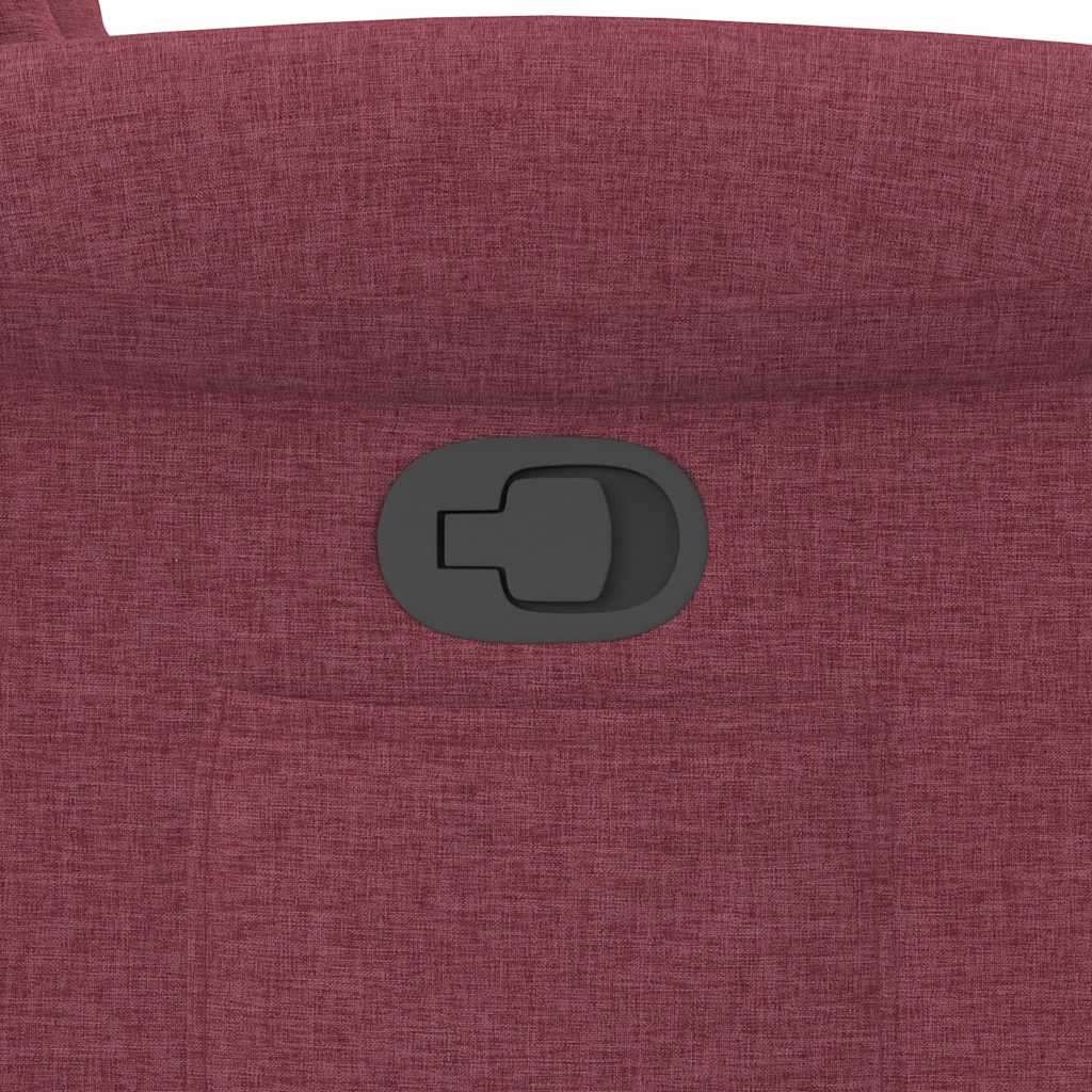 Πολυθρόνα Ανακλινόμενη με Ανύψωση Μπορντό Υφασμάτινη - Pakobazaar