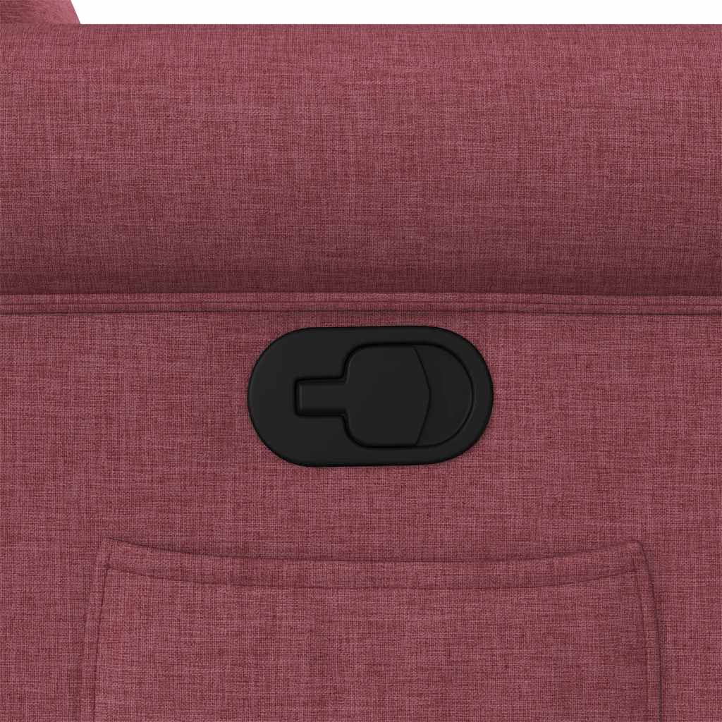 Πολυθρόνα Ανακλινόμενη με Ανύψωση Μπορντό Υφασμάτινη - Pakobazaar