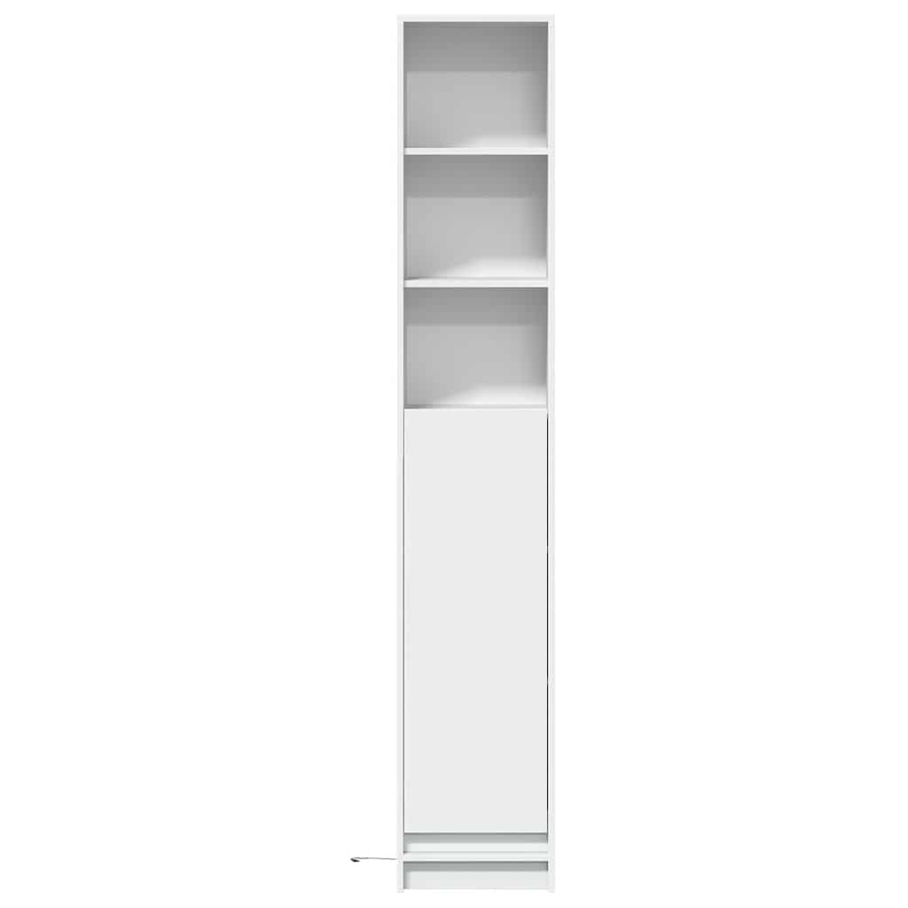 Μπουφές με Φώτα LED Λευκός 36x32,5x200 εκ. Επεξεργασμένο Ξύλο - Pakobazaar
