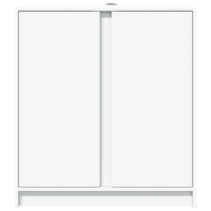 Μπουφές με Φώτα LED Λευκός 77x34x85 εκ. από Επεξεργασμένο Ξύλο - Pakobazaar