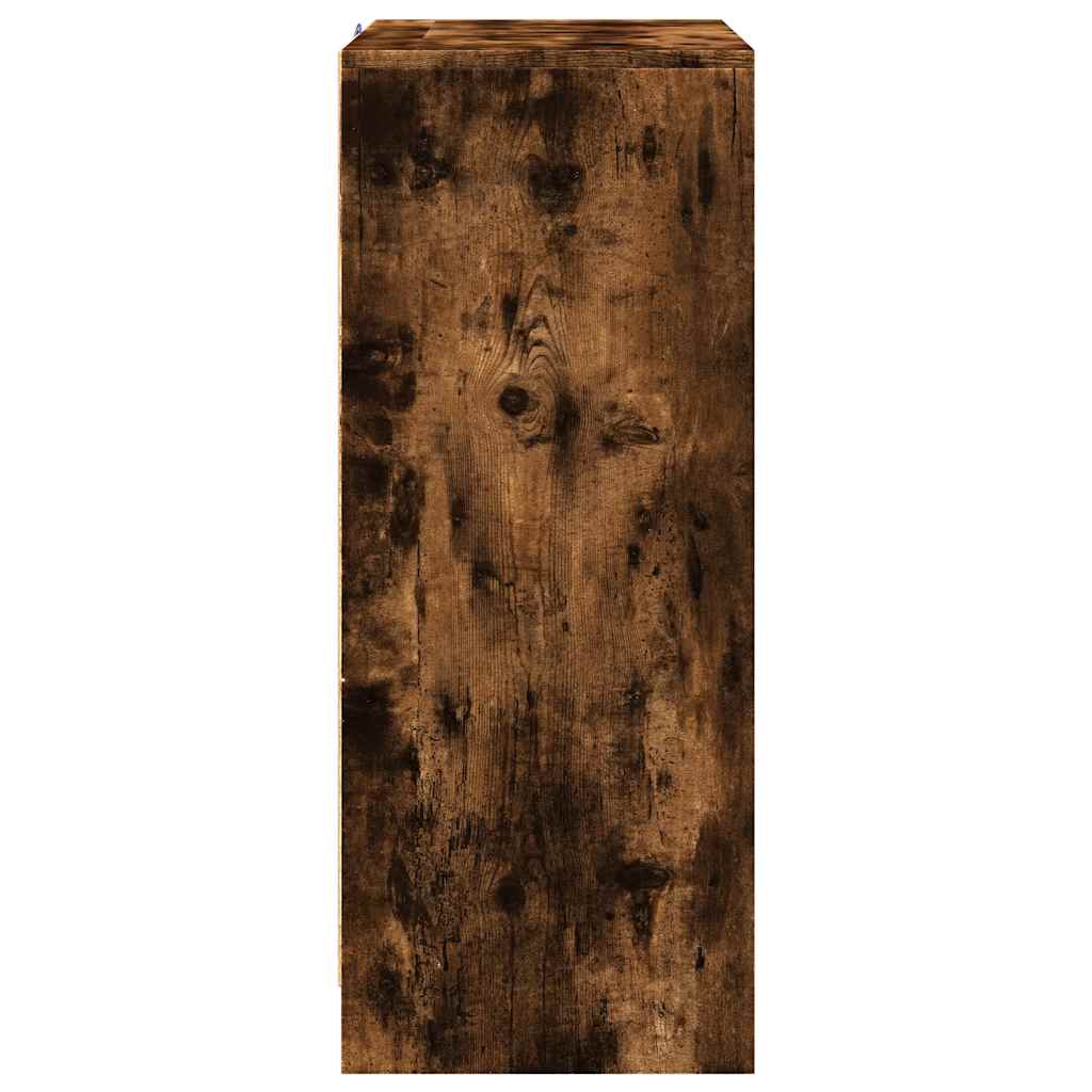 Ντουλάπι με Φώτα LED Δρυς 77x34x85 εκ. Επεξεργασμένο Ξύλο - Pakobazaar