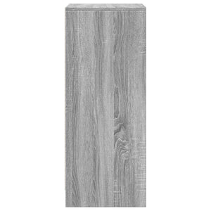 Ντουλάπι με Φώτα LED Γκρι Sonoma 42,5x34x85 εκ Επεξ. Ξύλο
