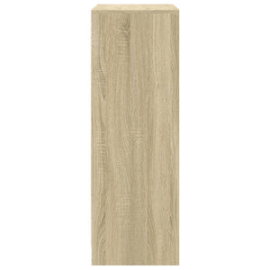 Ντουλάπι με Φώτα LED Sonoma Δρυς 77x34x100εκ Επεξεργασμένο Ξύλο - Pakobazaar
