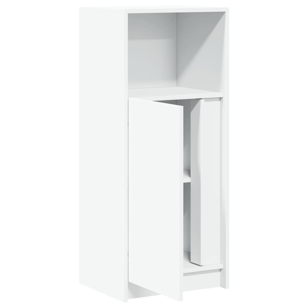 Μπουφές με Φώτα LED Λευκός 42,5x34x100 εκ. Επεξεργασμένο Ξύλο - Pakobazaar