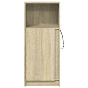 Ντουλάπι με Φώτα LED Sonoma Δρυς 42,5x34x100 εκ. Επεξ. Ξύλο - Pakobazaar