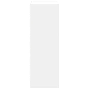 Μπουφές με Φώτα LED Λευκός 72x34x100 εκ. από Επεξεργασμένο Ξύλο - Pakobazaar
