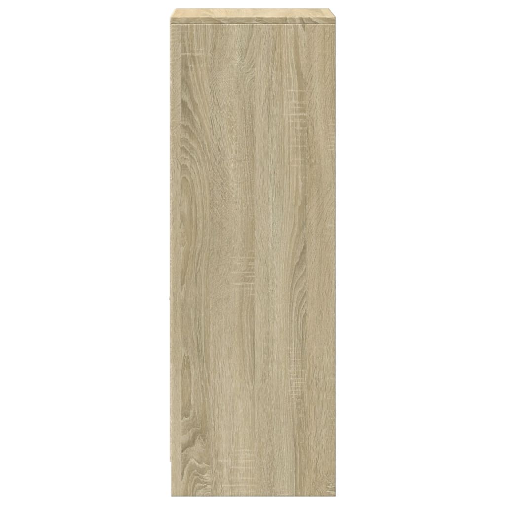 Ντουλάπι με Φώτα LED Sonoma Δρυς 38x34x100εκ Επεξεργασμένο Ξύλο - Pakobazaar