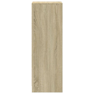 Ντουλάπι με Φώτα LED Sonoma Δρυς 38x34x100εκ Επεξεργασμένο Ξύλο - Pakobazaar