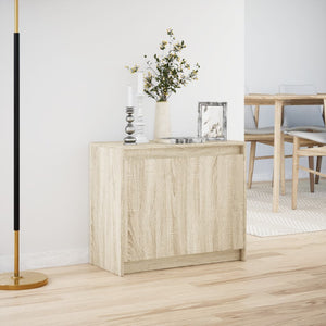 Ντουλάπι με Φώτα LED Sonoma Δρυς 72x34x61 εκ Επεξεργασμένο Ξύλο - Pakobazaar