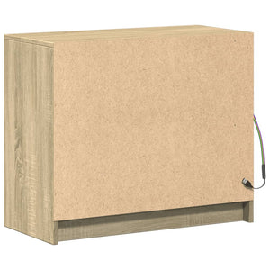 Ντουλάπι με Φώτα LED Sonoma Δρυς 72x34x61 εκ Επεξεργασμένο Ξύλο - Pakobazaar