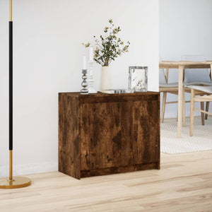 Ντουλάπι με Φώτα LED Δρυς 72x34x61 εκ. Επεξεργασμένο Ξύλο