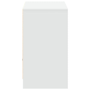 Έπιπλο Τηλεόρασης με LED Λευκό 91x34x61 εκ. από Επεξ. Ξύλο - Pakobazaar
