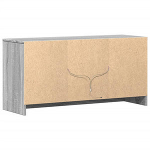 Έπιπλο Τηλεόρασης με LED Γκρι Sonoma 100x34x50 εκ. Επεξ. Ξύλο - Pakobazaar