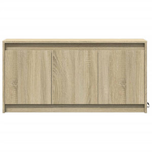 Έπιπλο Τηλεόρασης με LED Sonoma Δρυς 100x34x50 εκ. Επεξ. Ξύλο - Pakobazaar