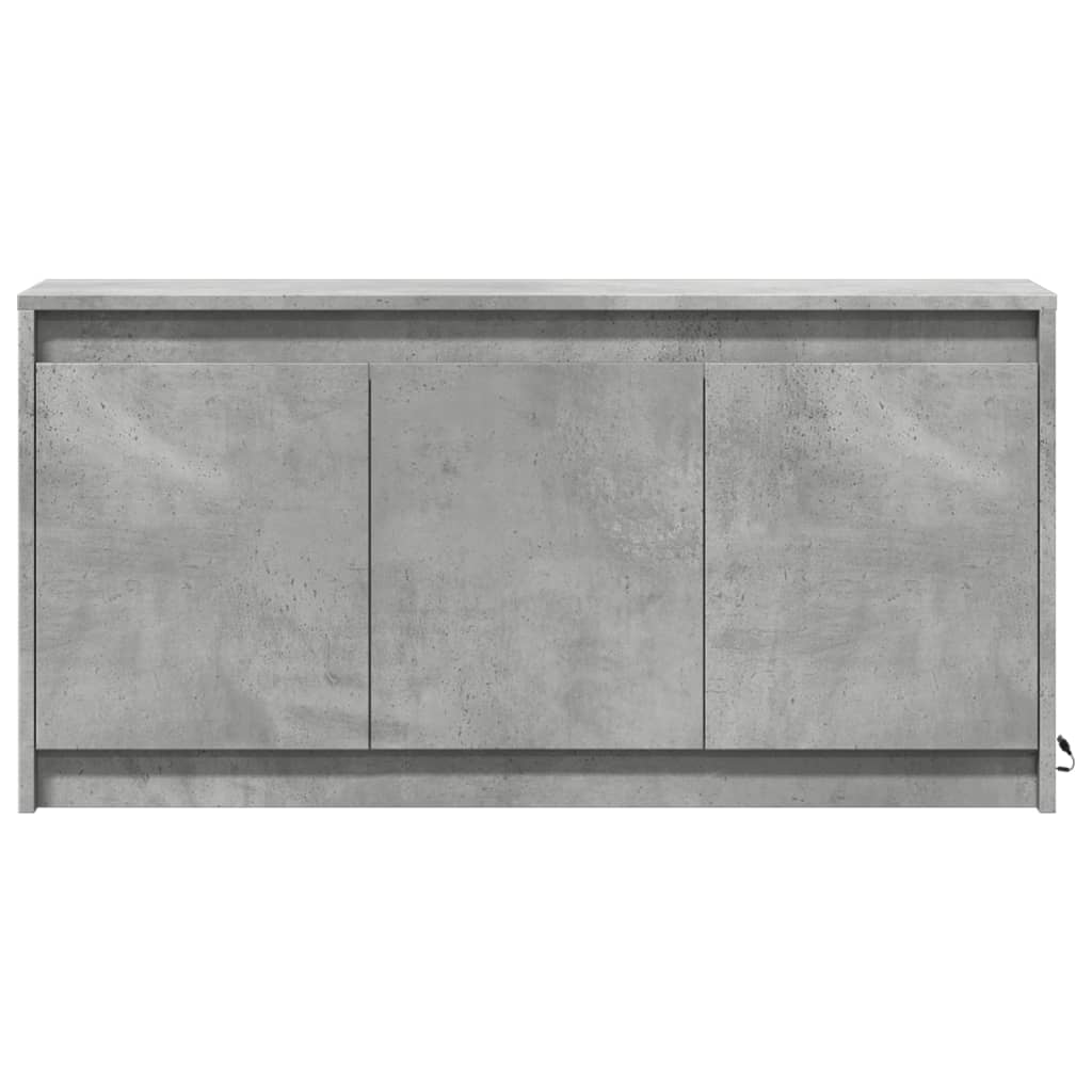 Έπιπλο Τηλεόρασης με LED Γκρι Σκυρ. 100x34x50 εκ. Επεξ. Ξύλο - Pakobazaar