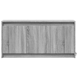 Έπιπλο Τηλεόρασης με LED Γκρι Sonoma 100x34x50 εκ. Επεξ. Ξύλο - Pakobazaar