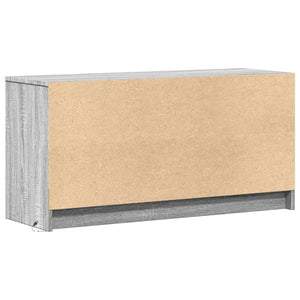 Έπιπλο Τηλεόρασης με LED Γκρι Sonoma 100x34x50 εκ. Επεξ. Ξύλο - Pakobazaar