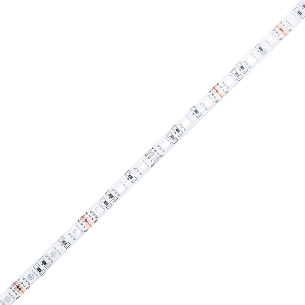 Έπιπλο Τηλεόρασης με LED Καφέ Δρυς 100x34x50 εκ. από Επεξ. Ξύλο