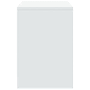 Έπιπλο Τηλεόρασης με LED Λευκό 100x34x50 εκ. από Επεξ. Ξύλο - Pakobazaar