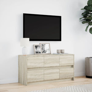 Έπιπλο Τηλεόρασης με LED Sonoma Δρυς 100x34x50 εκ. Επεξ. Ξύλο - Pakobazaar