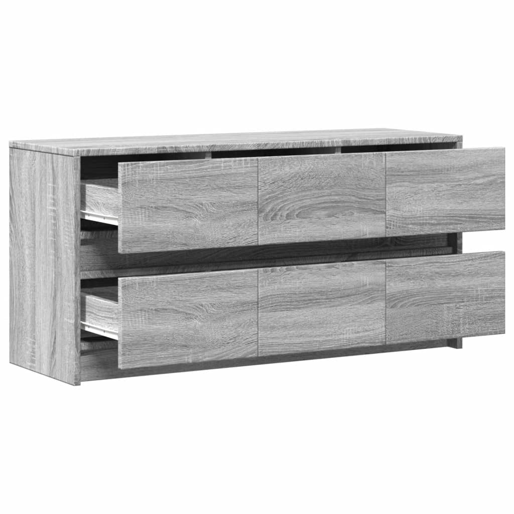 Έπιπλο Τηλεόρασης με LED Γκρι Sonoma 100x34x50 εκ. Επεξ. Ξύλο - Pakobazaar