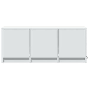 Έπιπλο Τηλεόρασης με LED Λευκό 97x34x40 εκ. από Επεξ. Ξύλο - Pakobazaar