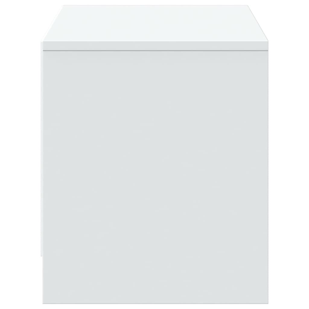 Έπιπλο Τηλεόρασης με LED Λευκό 97x34x40 εκ. από Επεξ. Ξύλο - Pakobazaar
