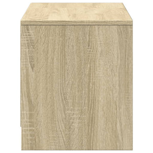Έπιπλο Τηλεόρασης με LED Sonoma Δρυς 97x34x40 εκ. Επεξ. Ξύλο - Pakobazaar