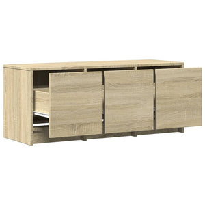 Έπιπλο Τηλεόρασης με LED Sonoma Δρυς 97x34x40 εκ. Επεξ. Ξύλο - Pakobazaar