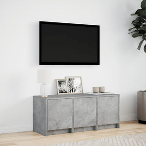 Έπιπλο Τηλεόρασης με LED Γκρι Σκυρ. 97x34x40 εκ. Επεξ. Ξύλο - Pakobazaar