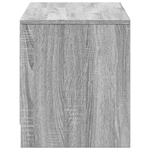 Έπιπλο Τηλεόρασης με LED Γκρι Sonoma 97x34x40 εκ. Επεξ. Ξύλο - Pakobazaar