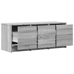 Έπιπλο Τηλεόρασης με LED Γκρι Sonoma 97x34x40 εκ. Επεξ. Ξύλο - Pakobazaar