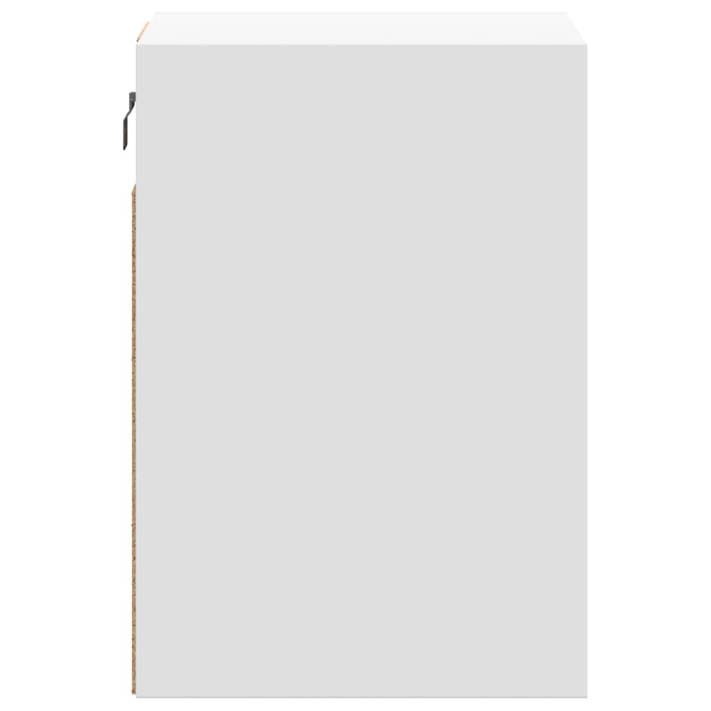 Έπιπλα Τοίχου Τηλεόρασης με LED 2 Τεμ. Λευκά 41x31x45 εκ. - Pakobazaar